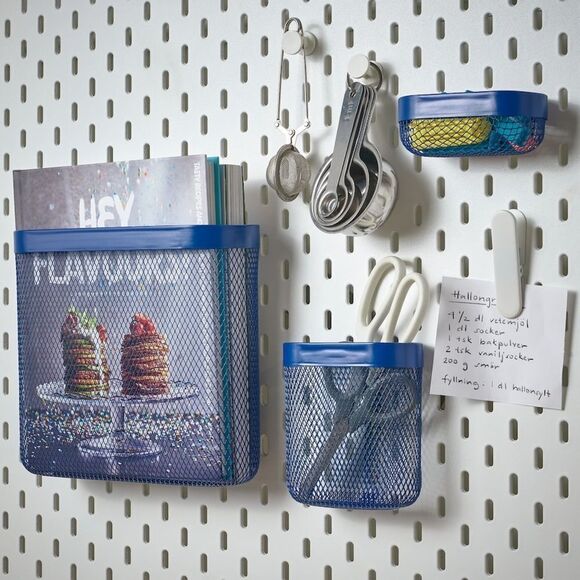 NEW IKEA Storage basket set of 3, dark blue NIB - Picture 3 of 7